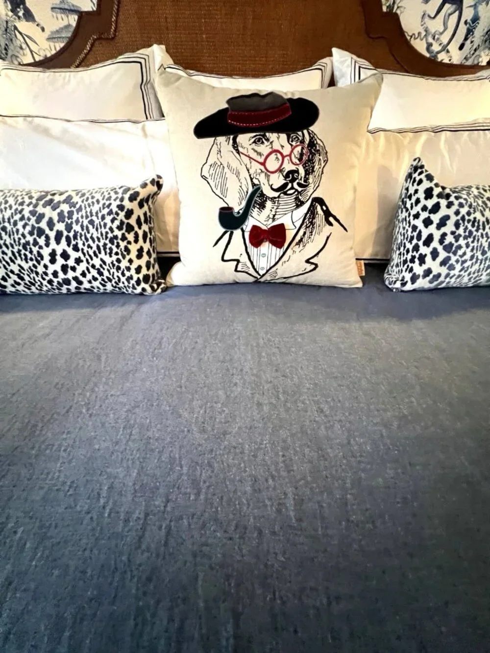 DENIM BLUE iKEA Duvet Cover QUEEN/FULL Cotton Chambray 100% Cotton 83